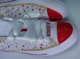 Q&A: UniqueLee Creations owner discusses origins and building the brand UniqueLee Creations offers a variety of made-to-order bling converse. (Photo provided/Jillian Lee)