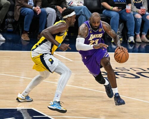 Lakers versus Pacers in March of 2026.