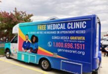 The Gennesaret Free Clinic’s mobile unit. (Photo provided/Miliele Kennedy)