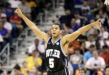 Ronald Nored of Butler University in 2011 during NCAA March Madness.