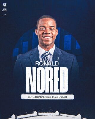 Ronald Nored, the men's basketball head coach at Butler University. (Photo/Butler University)